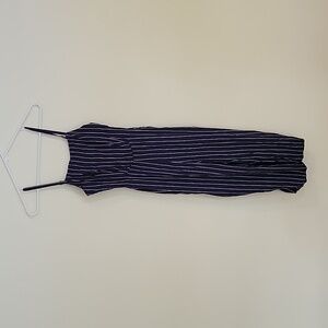 Old Navy Blue & White Jumpsuit Women's XS